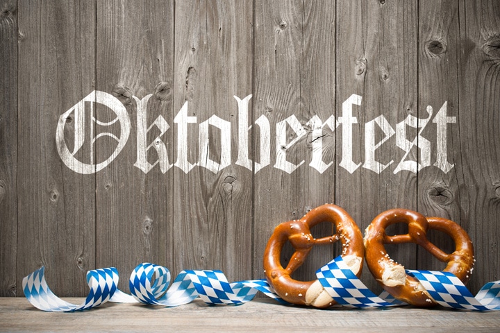 Oktoberfest german beer festival template background.