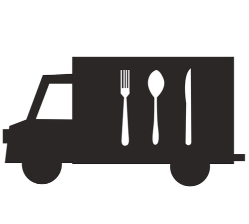Illustration of a food truck