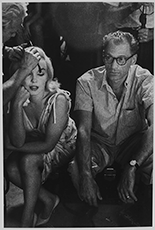 Marilyn Monroe with husband Arthur Miller during the filming of The Misfits. Reno, Nevada. USA. 1960. © Bruce Davidson