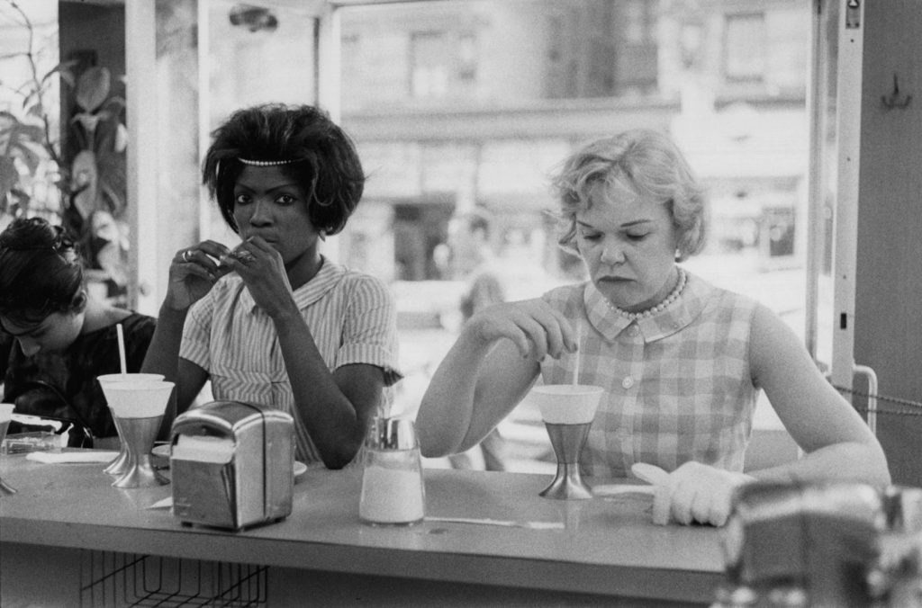 Two women at lunch counter. Time of Change. New York. USA. 1962. © Bruce Davidson