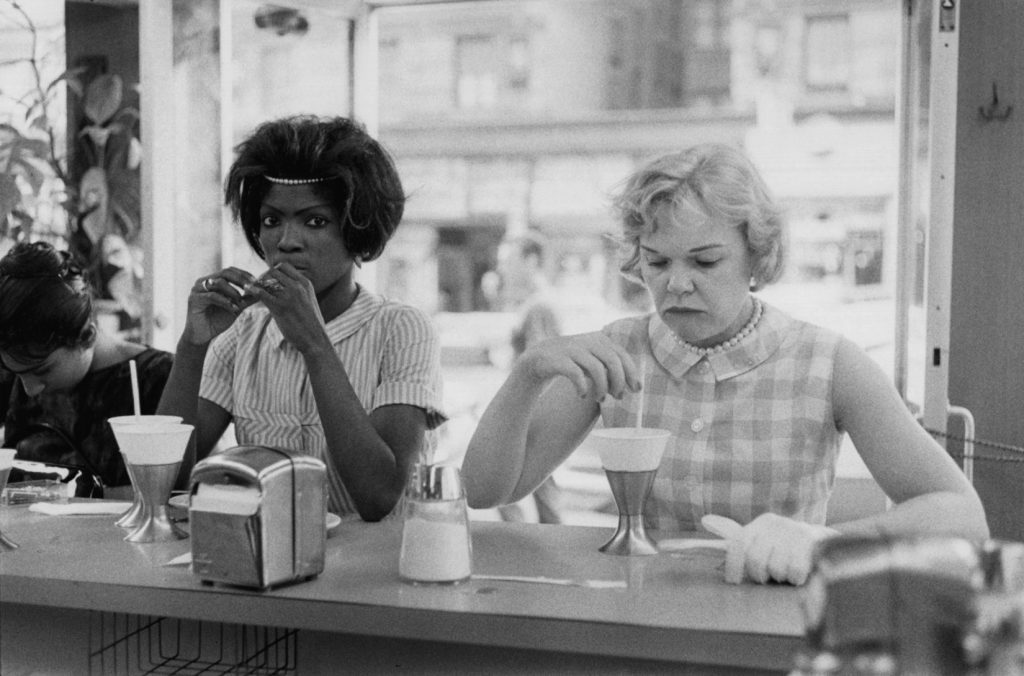 Two women at lunch counter. Time of Change. New York. USA. 1962. © Bruce Davidson