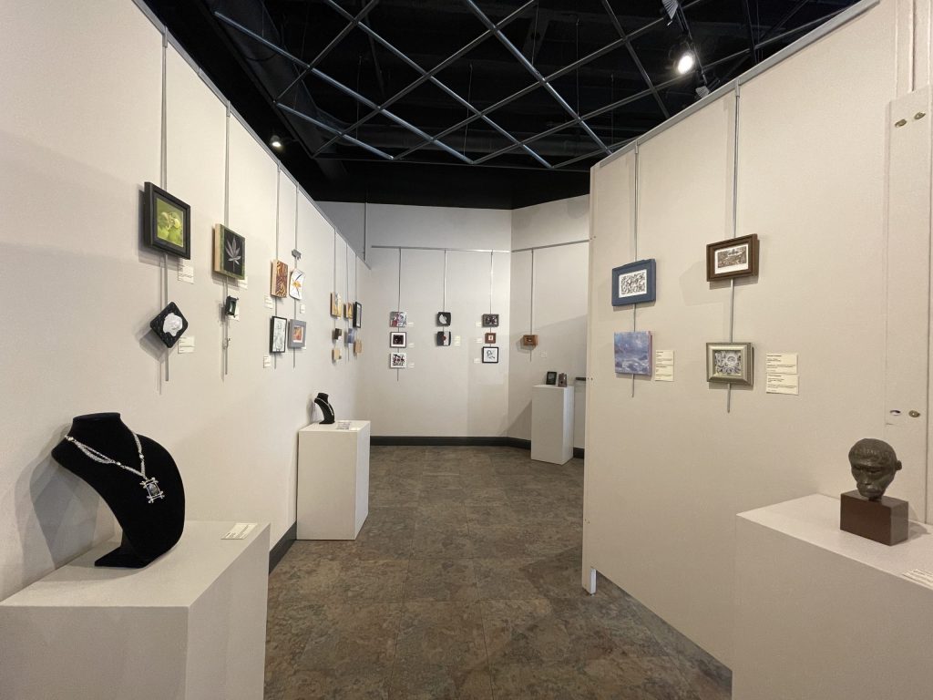 The 2022 Tiny Things Art Show at the Columbia Art League.