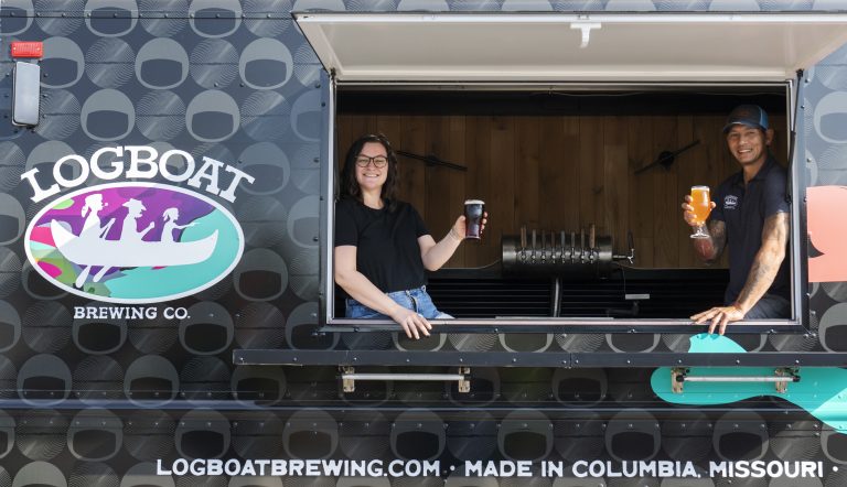 logboat beer truck