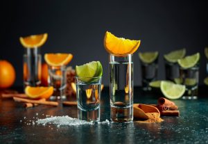 tequila,with,lime,,salt,,orange,,and,cinnamon.